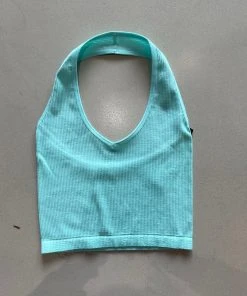 Wanderlust By Abby NEW Ribbed Halter Top