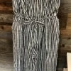 Wanderlust By Abby NEW Strapless Striped Jumpsuit
