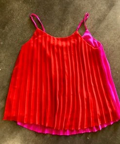 Wanderlust By Abby Color Block Pleated Cami