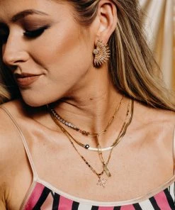 Wanderlust By Abby Kristalize Zya Earrings NEW