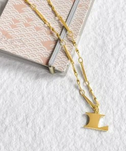 Wanderlust By Abby Letter Necklace NEW