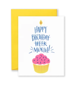 Wanderlust By Abby Birthday Month Greeting Card NEW