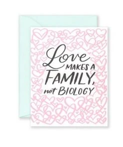 Wanderlust By Abby NEW Love, Not Biology Greeting Card