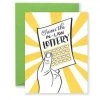 Wanderlust By Abby In-Law Lottery Greeting Card NEW