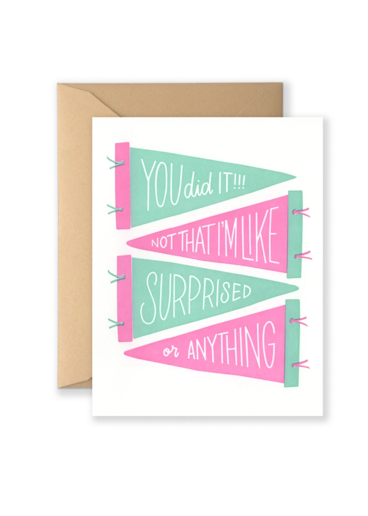 Lion Heart Prints NEW You Did It! Greeting Card 3 Lion Heart Prints NEW You Did It! Greeting Card