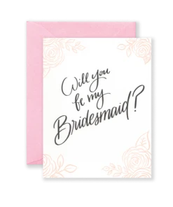 Wanderlust By Abby NEW Bridesmaid Greeting Card