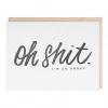Lion Heart Prints NEW Oh Shit, I'm So Sorry Sympathy Greeting Card
