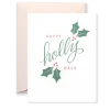 Lion Heart Prints NEW Happy Holly Days Card 2 Lion Heart Prints NEW Happy Holly Days Card