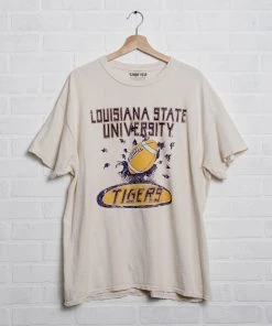 Wanderlust By Abby LSU Football Thrifted Tee