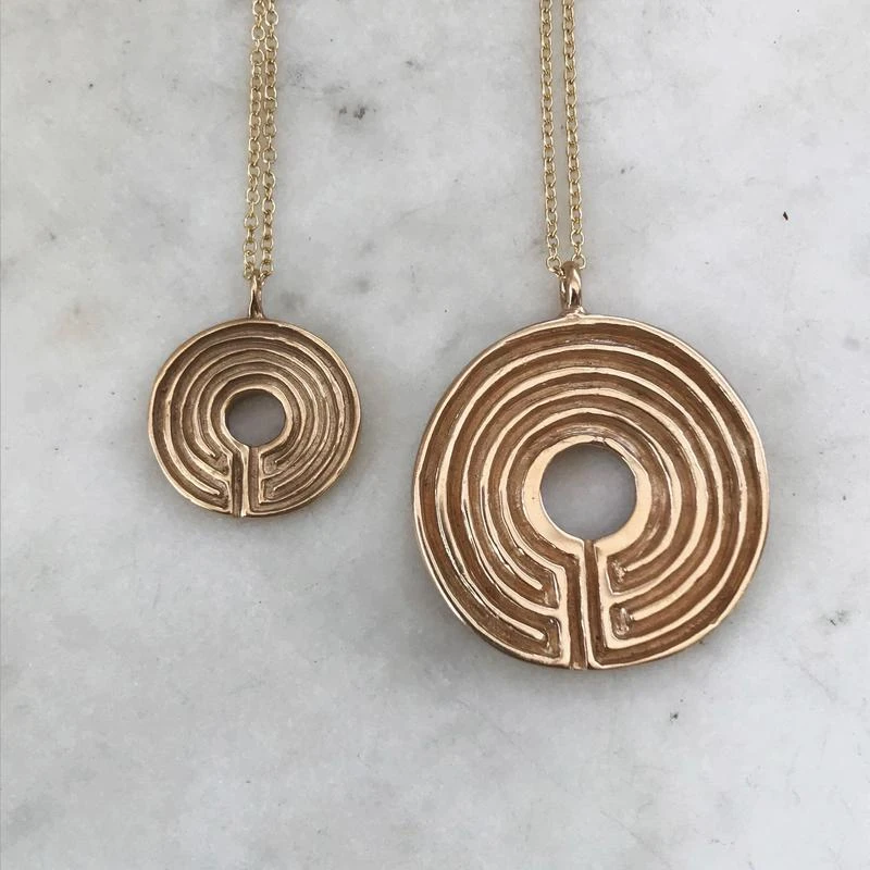 Mimosa Handcrafted Mimosa Labyrinth Necklace NEW 3 Mimosa Handcrafted Mimosa Labyrinth Necklace NEW