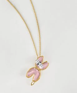 Wanderlust By Abby FORTUNE COOKIE LOCKET NEW