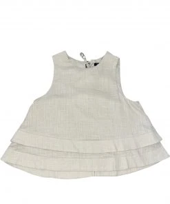 Wanderlust By Abby NEW Linen Double Layered Top