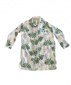 Wanderlust By Abby NEW Ginger Jar Palm PJ Shirt