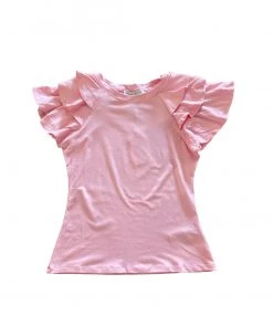 Wanderlust By Abby Shoulder Ruffle Top