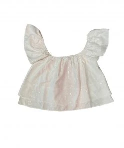 Wanderlust By Abby Sequins Fabric Tiered Top NEW