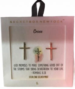 Wanderlust By Abby Cross Stud Earrings NEW