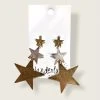 Wanderlust By Abby 3 Star Dangle Earrings NEW
