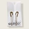 Wanderlust By Abby NEW Safety Chain Earrings