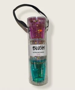 Wanderlust By Abby Glitter Shot Glasses NEW