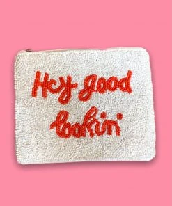 Wanderlust By Abby NEW Hey Good Lookin' Beaded Coin Pouch