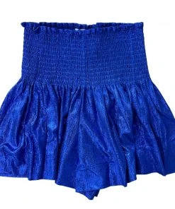 NEW Queen Of Sparkles Royal Blue Swing Shorts