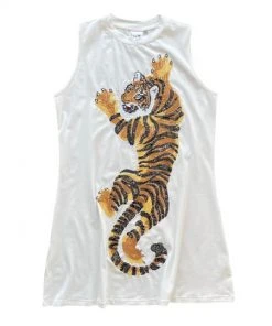 CLOTHING Queen Of Sparkles Tiger Tank Dress