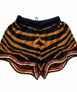 Queen Of Sparkles Knit Tiger Shorts NEW