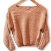 Wanderlust By Abby Just Peachy Sweater