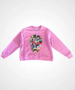 Queen Of Sparkles Skull Sweater