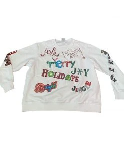 Queen Of Sparkles Christmas Words Sweatshirt CLOTHING