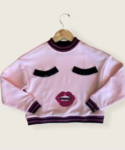 NEW Queen Of Sparkles Kids Glam Sweater