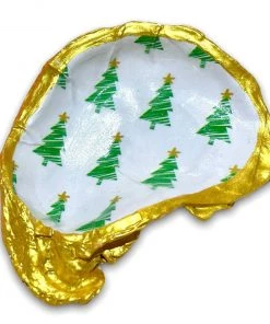 Wanderlust By Abby Christmas Oyster Shell Ring Trays NEW