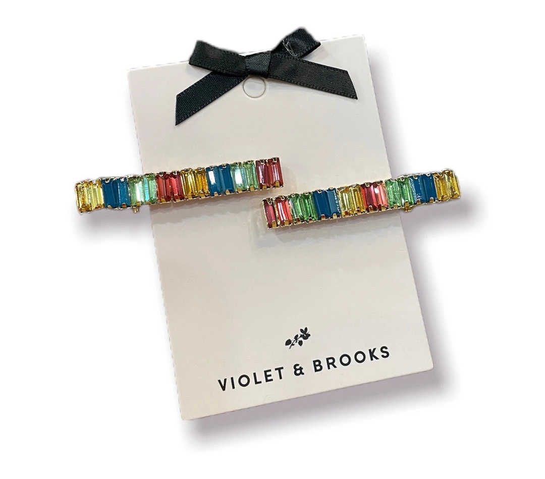 Wanderlust By Abby NEW Elyse Crystal Clip Set 3 Wanderlust By Abby NEW Elyse Crystal Clip Set