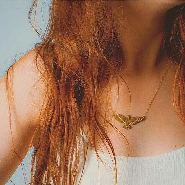 Mimosa Handcrafted Mimosa Purple Martin Necklace JEWELRY