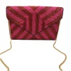 Wanderlust By Abby NEW Geometric Beaded Clutch