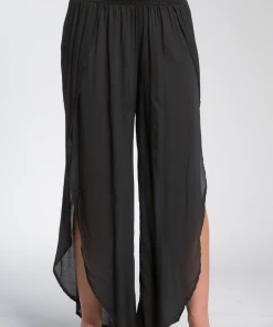 Wanderlust By Abby NEW Black Pants With Side Slits