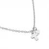 Lucky Feather Cross & Heart Necklace NEW