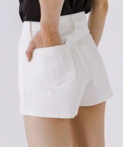 Wanderlust By Abby White Denim Skort NEW
