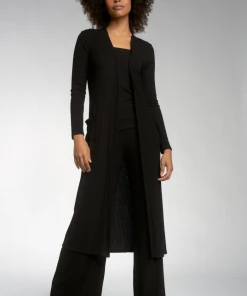 Wanderlust By Abby Black Long Cardigan