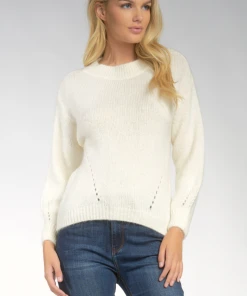 Wanderlust By Abby NEW Cream Crewneck Sweater