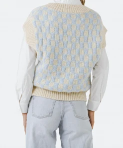 Wanderlust By Abby Checker Knit Vest