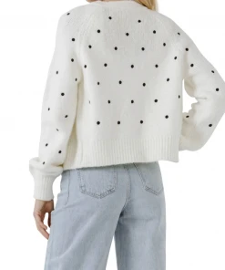 Wanderlust By Abby Polka Dot Knit Cardigan CLOTHING