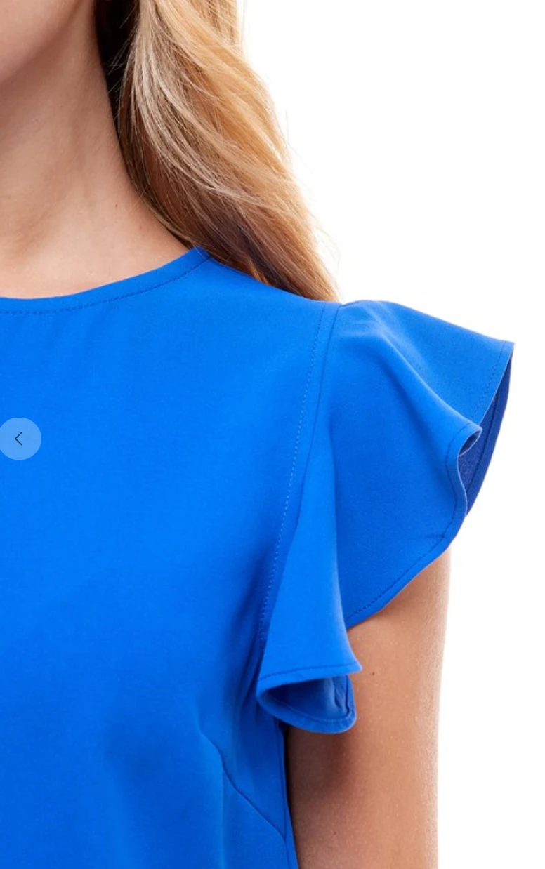 Wanderlust By Abby NEW Round Neck Flutter Sleeve Top 7 Wanderlust By Abby NEW Round Neck Flutter Sleeve Top