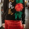 Queen Of Sparkles Ho Ho Ho Sweater 2 Queen Of Sparkles Ho Ho Ho Sweater