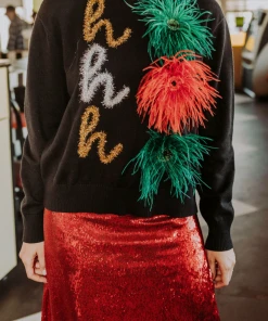 Queen Of Sparkles Ho Ho Ho Sweater