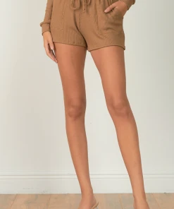 Wanderlust By Abby Waistband Drawstring Shorts NEW