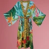 Wanderlust By Abby NEW Cheetah Kimono Gown