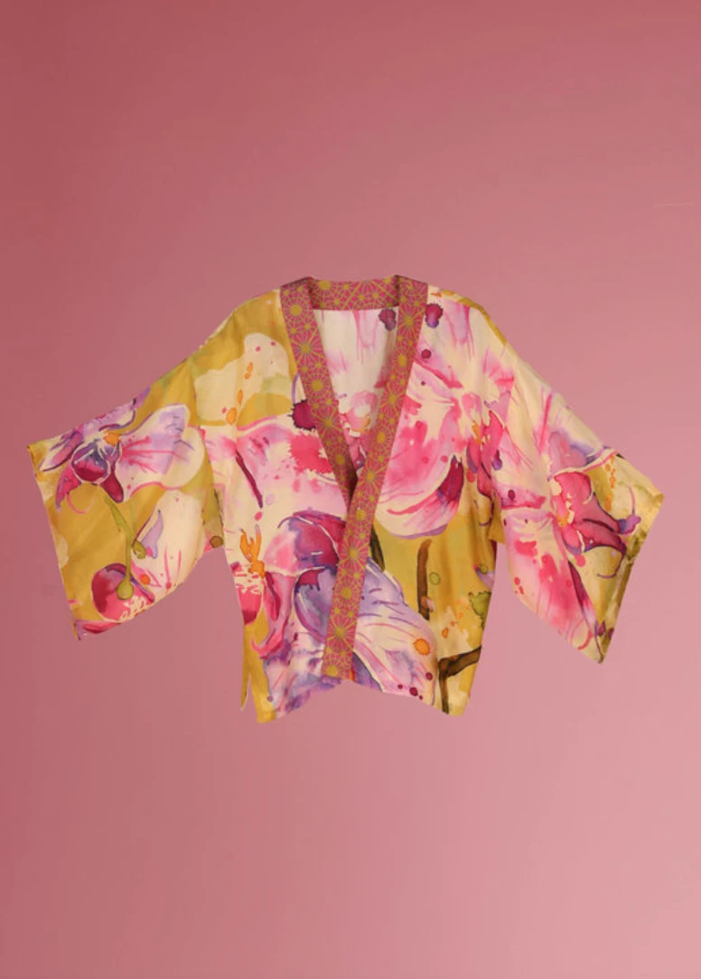 Wanderlust By Abby Orchid Kimono Jacket NEW 3 Wanderlust By Abby Orchid Kimono Jacket NEW