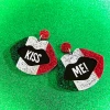 PollyPaige PolyPaige Kiss Me I'm Italian Flag Earrings