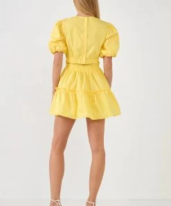 Wanderlust By Abby Poplin Cut-Out Mini Dress NEW